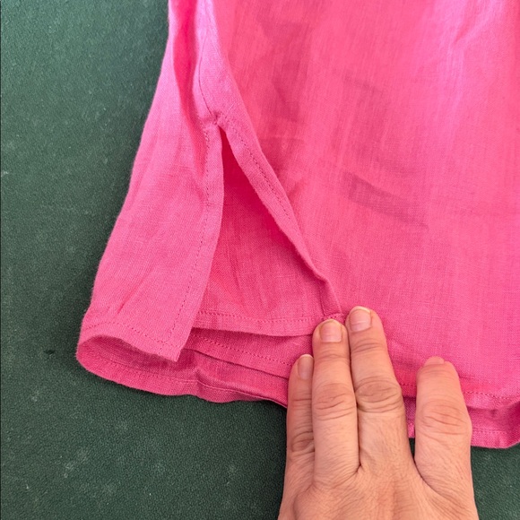 Talbots Fuchsia Button-Up Blouse - Picture 7 of 7